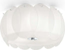 Plafoniera-Moderna-Ovalino-Vetro-Bianco-5-Luci-E27