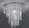 Plafoniera-moderna-Padana-Lampadari-QUEEN-234-PLC-E14-LED-cristallo-lampada-soffitto