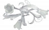 Plafoniera-moderna-Padana-Lampadari-SHABBY-CHIC-1104-PL3-E14-LED-metallo-vetro-lampada-soffitto