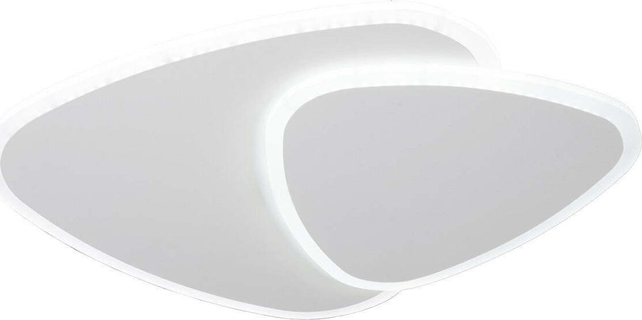 Plafoniera-moderna-Padana-Lampadari-STONE-1106-PLG-BI-LED-54W-dimmerabile-telecomando-alluminio