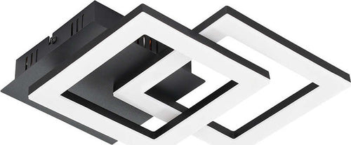 Plafoniera-Moderna-Paranday-Z-Led-Acciaio-Nero