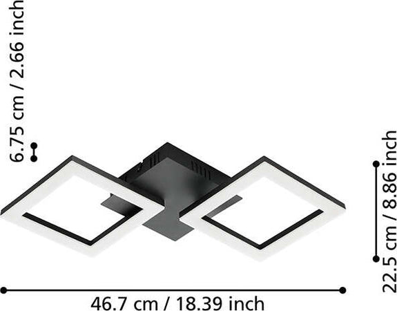 Plafoniera-Moderna-Paranday-Z-Led-Acciaio-Nero