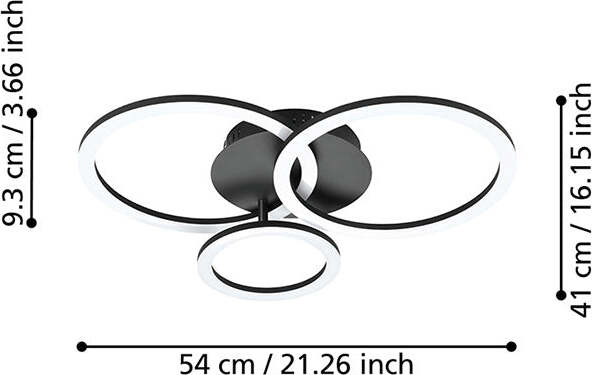 Plafoniera-Moderna-Parrapos-Z-Led-Acciaio-Nero-Grande