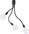 Plafoniera-moderna-Perenz-BULBO-6678-N-LED-E27-lampada-soffitto-metallo-gomma-bracci-orientabili