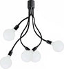 Plafoniera-moderna-Perenz-BULBO-6680-N-LED-E27-lampada-soffitto-metallo-gomma-bracci-orientabili-multiluce