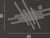 Plafoniera-moderna-Perenz-LASER-6880-B-CT-LED-lampada-soffitto-Led-bianco-dinamico