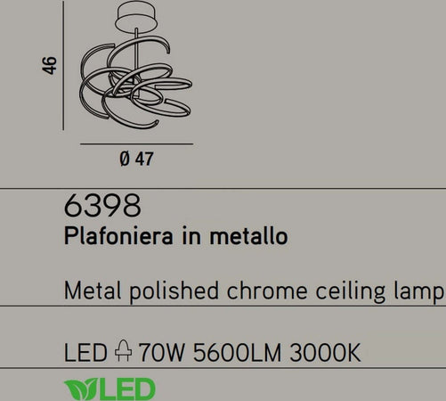 Plafoniera-moderna-Perenz-NEST-6398-B-LC-LED-lampada-soffitto-bianco