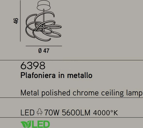 Plafoniera-moderna-Perenz-NEST-6398-B-LN-LED-lampada-soffitto-bianco