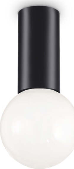Plafoniera-Moderna-Petit-Metallo-Nero-1-Luce-E27-8W-3000K-Luce-Calda