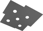 Plafoniera-Moderna-Plate-Metallo-Grigio-Antracite-5-Luci-Gx53