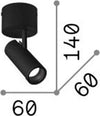 Plafoniera-Moderna-Play-Alluminio-Bianco-Led-7W-3000K-Luce-Calda