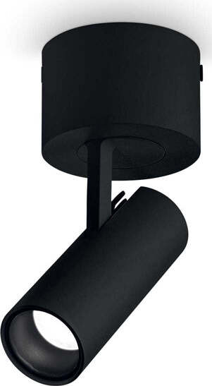 Plafoniera-Moderna-Play-Alluminio-Nero-Led-7W-3000K-Luce-Calda