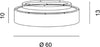 Plafoniera-moderna-Promoingross-AURORA-PL60-WH-LED-CCT-2282Lm-dimmerabile-metacrilato-lampada-soffitto