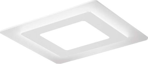 Plafoniera-moderna-Promoingross-OBLIO-Q50-WH-LED-metallo-metacrilato-lampada-soffitto