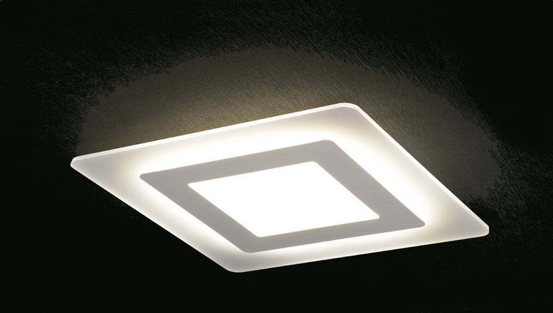 Plafoniera-moderna-Promoingross-OBLIO-Q50-WH-LED-metallo-metacrilato-lampada-soffitto