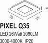 Plafoniera-moderna-Promoingross-PIXEL-Q35-SF-LED-metallo-metacrilato-switch-lampada-soffitto