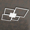 Plafoniera-Moderna-Quadrata-Four-Squares-Alluminio-Bianco-Led-120W