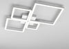 Plafoniera-Moderna-Quadrata-Four-Squares-Alluminio-Bianco-Led-71W