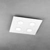 Plafoniera-Moderna-Quadrata-Path-Vetro-Bianco-4-Luci-Gx53