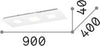 Plafoniera-Moderna-Relax-Alluminio-Bianco-Led-58W-3000K-Luce-Calda