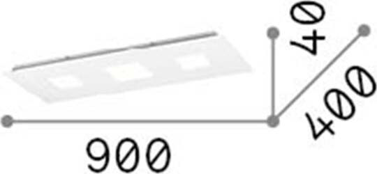 Plafoniera-Moderna-Relax-Alluminio-Bianco-Led-58W-3000K-Luce-Calda