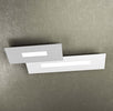 Plafoniera-Moderna-Rett.-2-Moduli-Wally-Metallo-Bianco-E-Grigio-2-Luci-2G11-71Cm