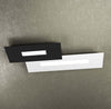 Plafoniera-Moderna-Rett.-2-Moduli-Wally-Metallo-Bianco-E-Nero-2-Luci-2G11-71Cm