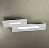 Plafoniera-Moderna-Rett.-2-Moduli-Wally-Metallo-Grigio-2-Luci-2G11-71Cm