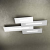 Plafoniera-Moderna-Rett.-3-Moduli-Wally-Metallo-Bianco-Grigio-4-Luci-2G11-102Cm