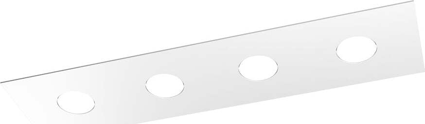 Plafoniera-Moderna-Rettangolare-Area-Metallo-Bianco-Metallo-4-Luci-Gx53