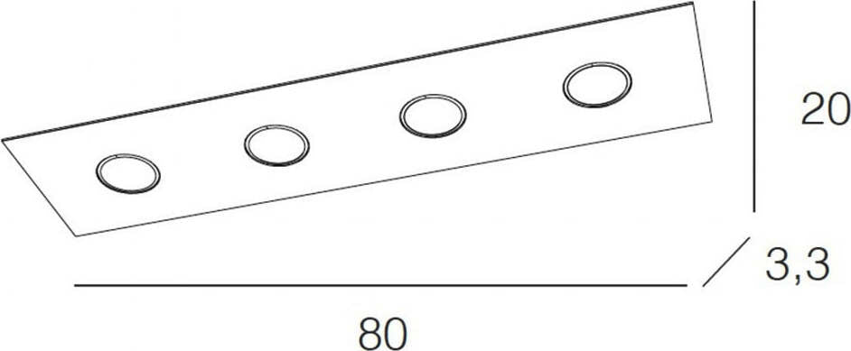 Plafoniera-Moderna-Rettangolare-Area-Metallo-Grigio-Metallo-4-Luci-Gx53