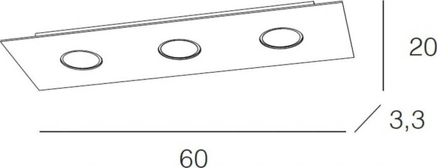 Plafoniera-Moderna-Rettangolare-Area-Metallo-Sabbia-Metallo-3-Luci-Gx53