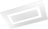 Plafoniera-Moderna-Rettangolare-Carpet-Metallo-Bianco-4-Luci-2G11-70X39Cm