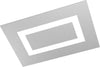 Plafoniera-Moderna-Rettangolare-Carpet-Metallo-Grigio-4-Luci-2G11-58X39Cm