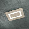 Plafoniera-Moderna-Rettangolare-Carpet-Metallo-Sabbia-4-Luci-2G11-58X39Cm