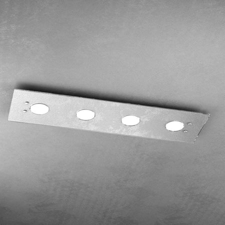 Plafoniera-Moderna-Rettangolare-Path-Vetro-Foglia-Argento-4-Luci-Gx53