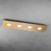Plafoniera-Moderna-Rettangolare-Path-Vetro-Foglia-Oro-4-Luci-Gx53