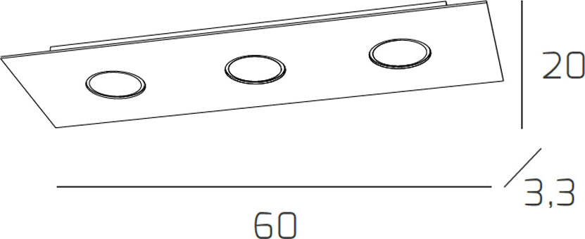 Plafoniera-Moderna-Rettangolare-Path-Vetro-Foglia-Rame-3-Luci-Gx53