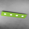 Plafoniera-Moderna-Rettangolare-Path-Vetro-Verde-4-Luci-Gx53