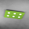 Plafoniera-Moderna-Rettangolare-Path-Vetro-Verde-6-Luci-Gx53