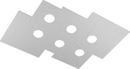Plafoniera-Moderna-Rettangolare-Plate-Metallo-Grigio-6-Luci-Gx53