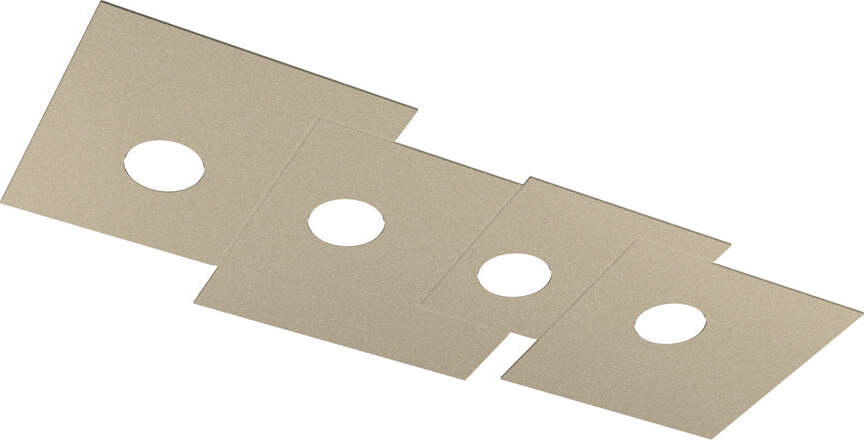 Plafoniera-Moderna-Rettangolare-Plate-Metallo-Sabbia-4-Luci-Gx53