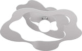 Plafoniera-Moderna-Ripples-Metallo-Bianco-1-Luce-E27-D.70Cm