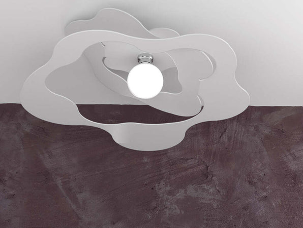 Plafoniera-Moderna-Ripples-Metallo-Bianco-1-Luce-E27-D.70Cm