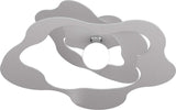 Plafoniera-Moderna-Ripples-Metallo-Grigio-1-Luce-E27-D.70Cm
