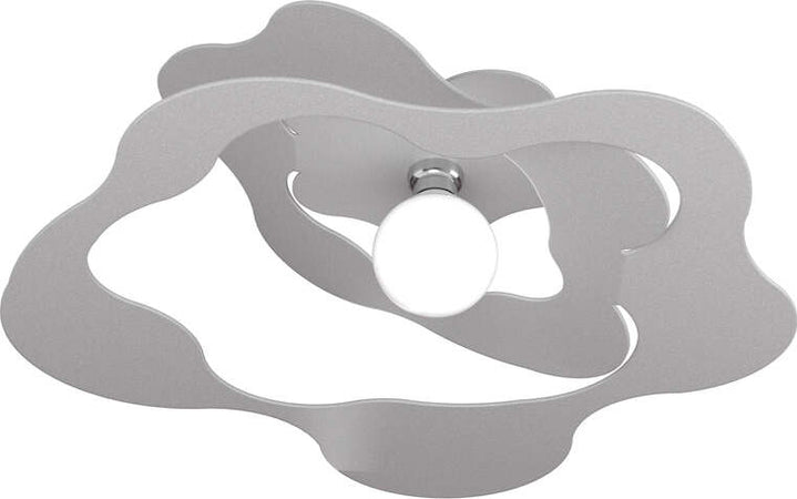 Plafoniera-Moderna-Ripples-Metallo-Grigio-1-Luce-E27-D.70Cm