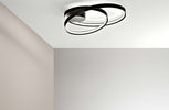 Plafoniera-Moderna-Ritmo-Nero-Led