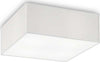 Plafoniera-Moderna-Ritz-Tessuto-Bianco-4-Luci-E27-D40Cm