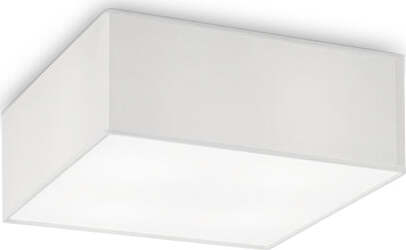 Plafoniera-Moderna-Ritz-Tessuto-Bianco-4-Luci-E27-D40Cm