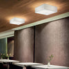 Plafoniera-Moderna-Ritz-Tessuto-Bianco-4-Luci-E27-D40Cm